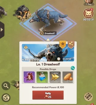 A Dreadwolf rally in Desert Trial